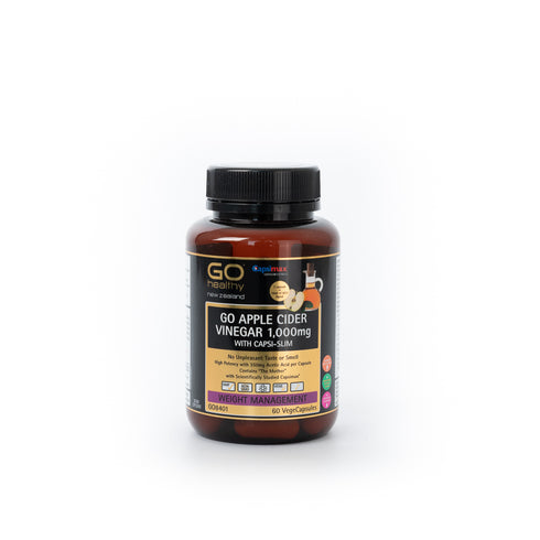 GO APPLE CIDER VINEGAR 1,000mg WITH CAPSI-SLIM-Matakana Pharmacy